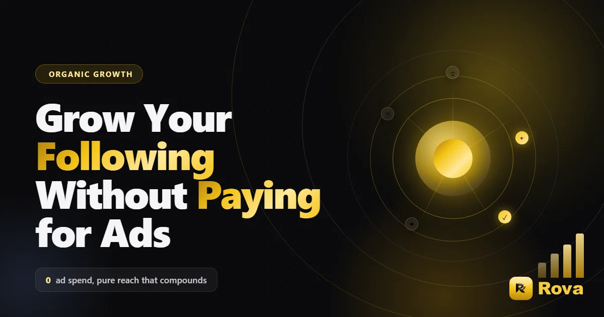 How to Grow a Following Without Paying for Ads